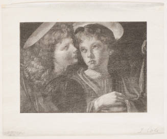 Detail from "The Baptism of Christ"