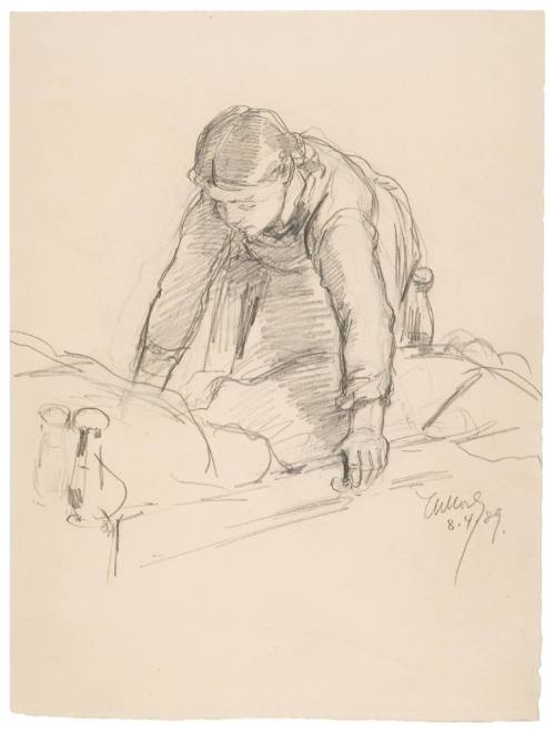 Study for The New Arrival