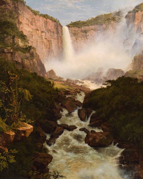 The Falls of Tequendama, Near Bogotá, New Granada