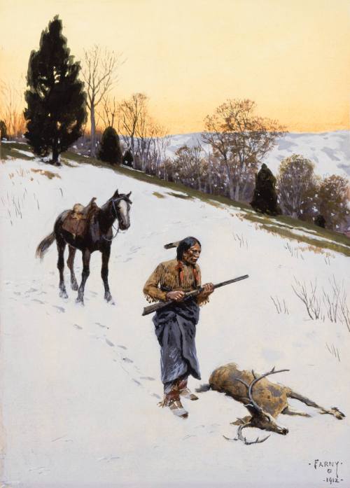 Indian Hunting Scene