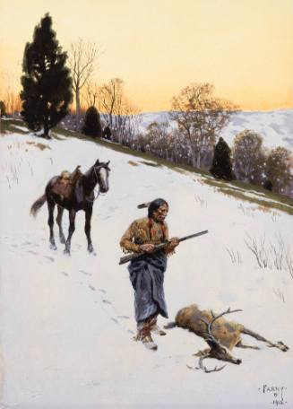 Indian Hunting Scene