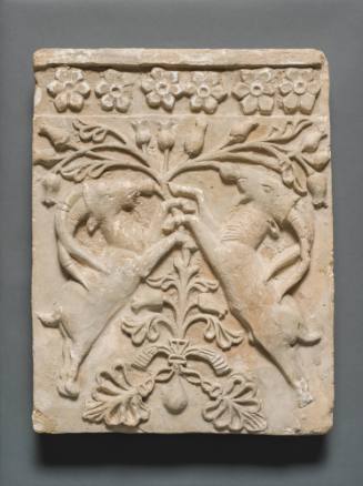 Relief Plaque with Two Ibexes