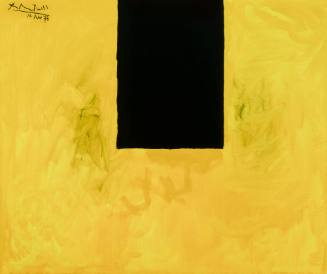 Ochre with Black Window