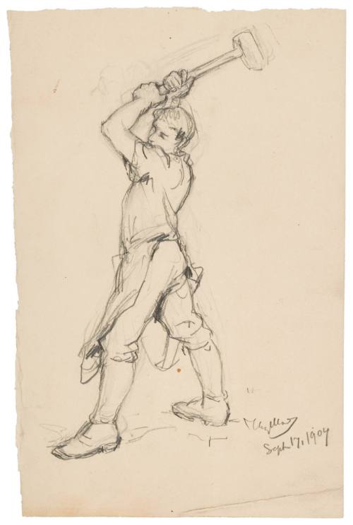 Study for Forging the Cross (ca.1904-05)