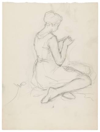 Study for Sewing the Flag