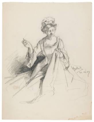 Study for Sewing the Flag