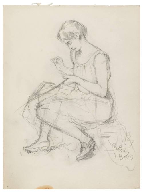 Study for "The Birth of the Flag"