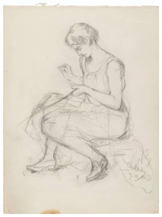 Study for "The Birth of the Flag"