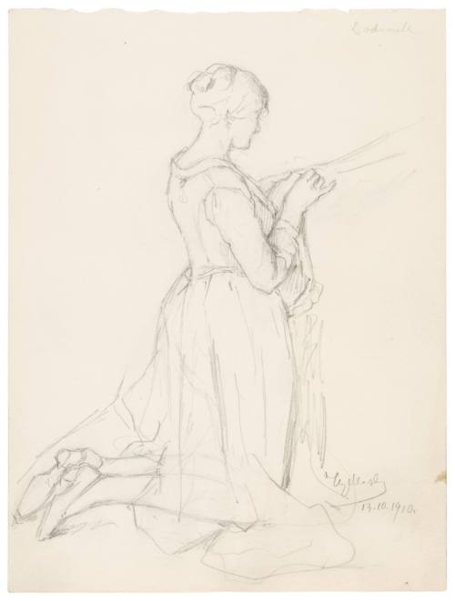 Study for Sewing the Flag
