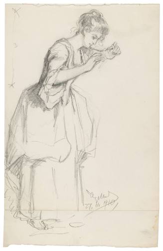 Study for Sewing the Flag