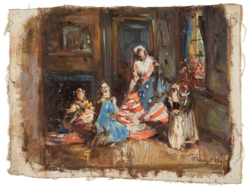 Study for "The Birth of the Flag"