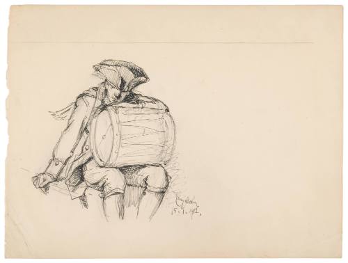 Study for Washington Crossing the Delaware (1912)