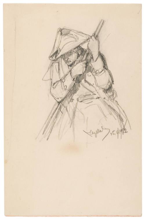 Study for Washington Crossing the Delaware (1912)