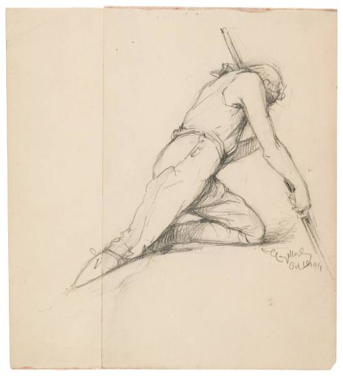 Study for Washington Crossing the Delaware (1912)