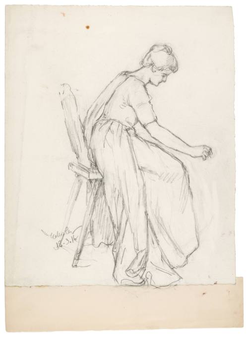 Study for The Quilting Bee