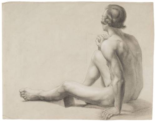 Back View, Seated Male