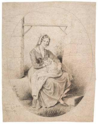 Seated Woman Holding Child