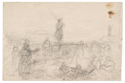 Before the Battle (recto) Confederate Soldier (verso)