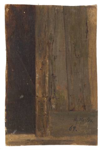 Study of a Wooden Door