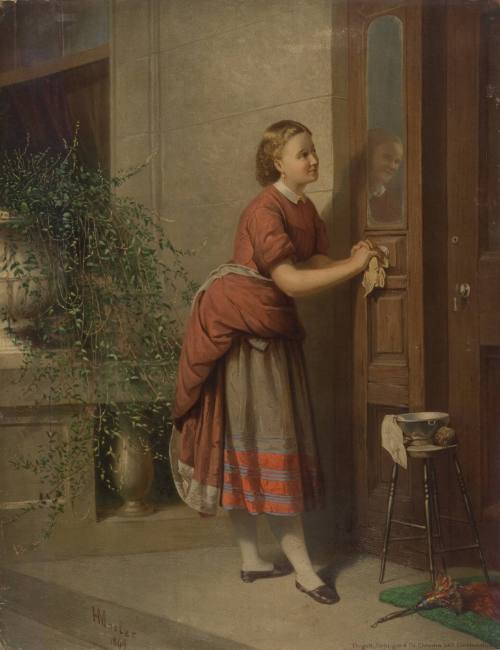 Woman Cleaning