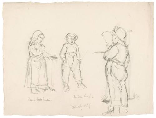 Studies of Three Children (Renne Ceaudin, Bertelli Leni)