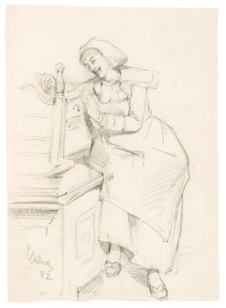 Study of Woman with Cradle