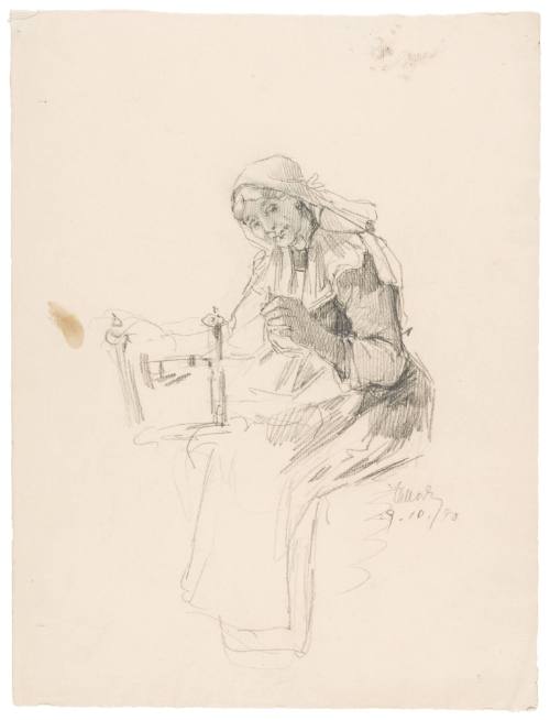 Study of Seated Woman