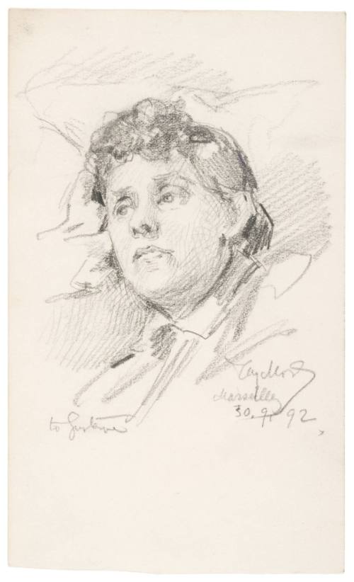 Study of a Woman's Head, Marseilles