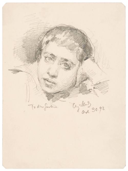 Study of a Boy's Head