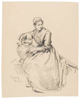 Study of Woman with Jug
