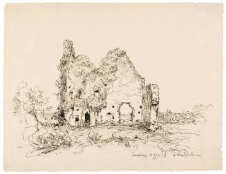 Ruins of Le Chateau Dugesclin, Grandcamp, Normandy