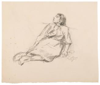 Study of Reclining Girl