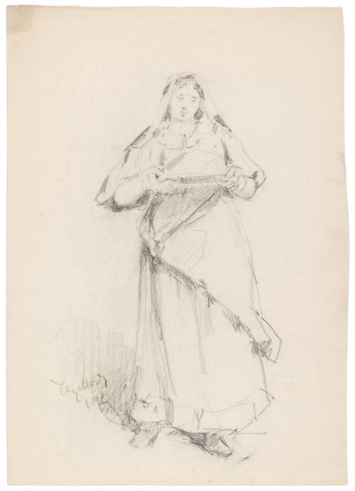 Study of Standing Woman