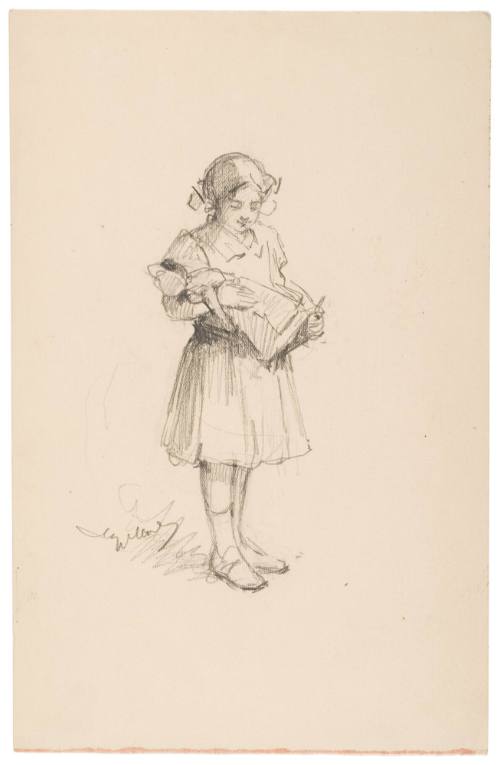 Girl Holding Doll