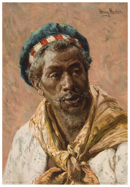 An Algerian Sailor (A Symphony in Black and White)