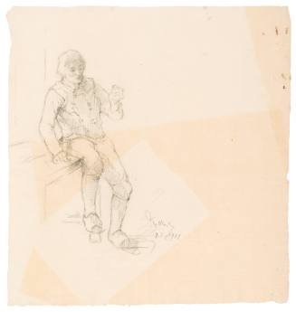 Study of a Seated Man