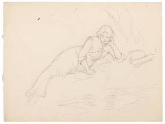 Study of Reclining Woman