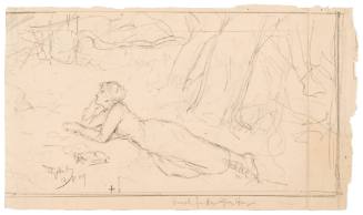 Study of Reclining Woman
