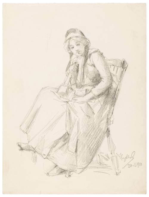 Study of Seated Woman