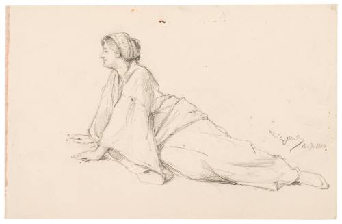 Study of Reclining Woman