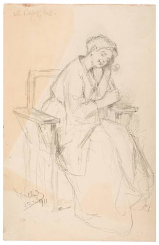 Study of Woman Seated in Chair