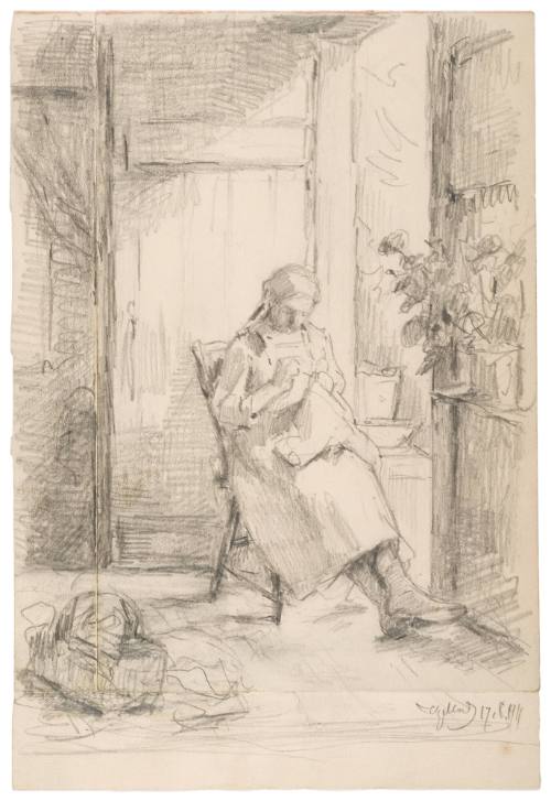 Study of Woman Seated in Room