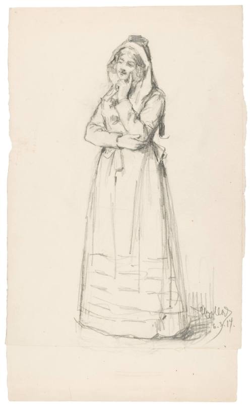 Study of Standing Woman