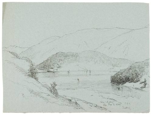 Study of the Lake of St. Moritz