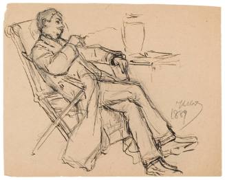Study of a Reclining Man