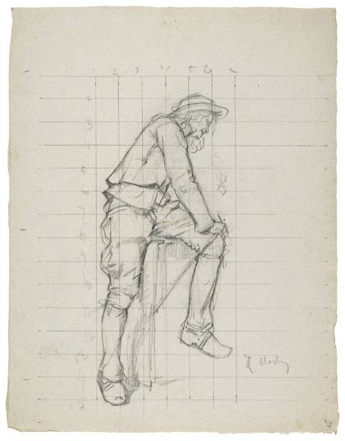 Study for Purchase of the Wedding Gown (La Toilette de la Noce) 1880