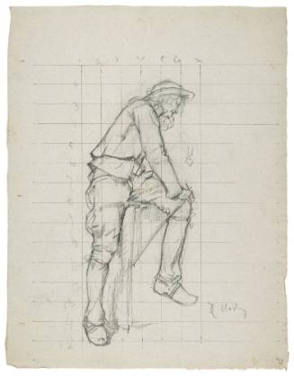 Study for Purchase of the Wedding Gown (La Toilette de la Noce) 1880