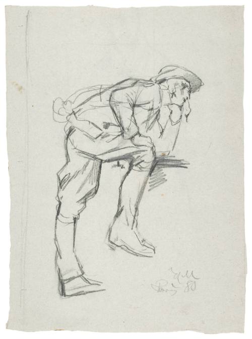 Study for Purchase of the Wedding Gown (La Toilette de la Noce) 1880