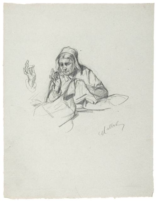 Study for Purchase of the Wedding Gown (La Toilette de la Noce) 1880