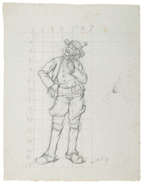 Study for Purchase of the Wedding Gown (La Toilette de la Noce) 1880